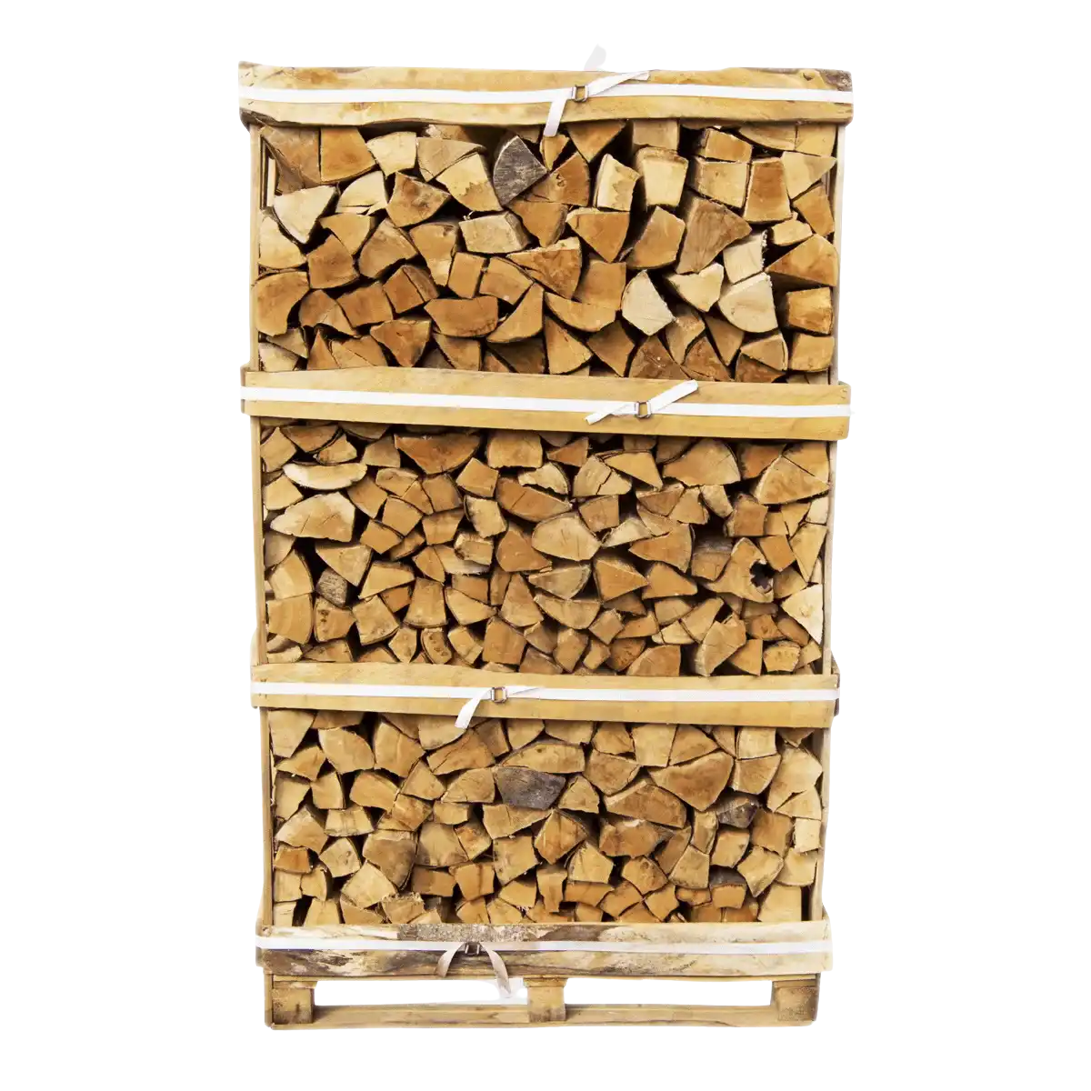 Brennholz Esche 30 cm, auf Palette gestapelt, 3srm – 1000 kg - Hochwertiges Eschen-Brennholz – 30 cm Scheitlänge, ca. 3 SRM pro Palette