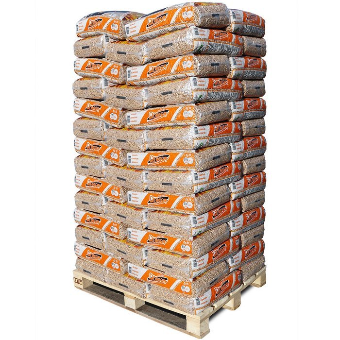 DRAGON Holzpellets 6mm ENplusA1, 65 x 15kg Palette