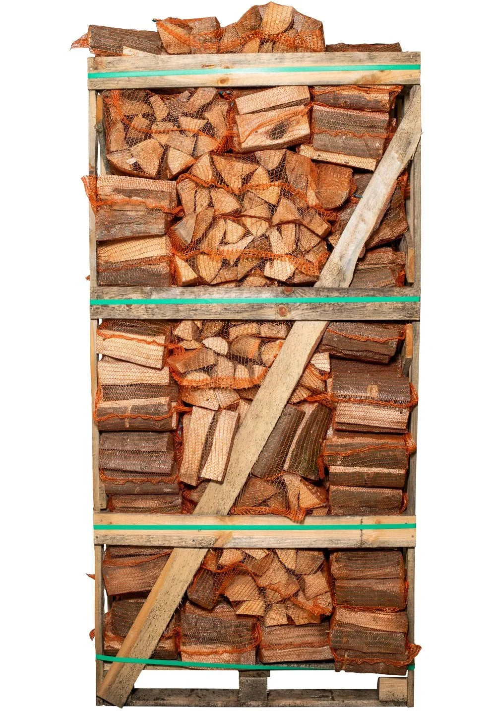 Brennholz Buche 25 cm 80 Sack Palette - Hochwertiges Rotbuchen-Brennholz – 25 cm Scheitlänge, praktisches Vorratspaket