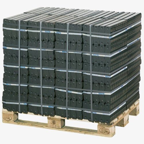 30 Paletten REKORD Braunkohlebriketts (40×25 kg) – 30 t Großvorrat
