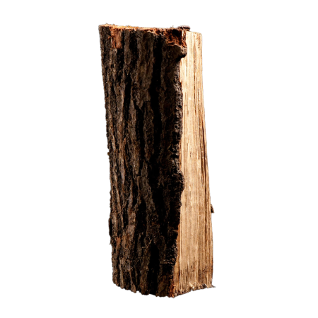 Halbe Palette kammergetrocknetes gespalten Eiche Brennholz 25cm