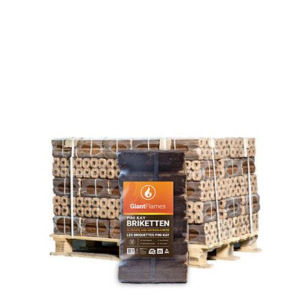 Pini Kay Briketts (NL) Palette 96 Säcke x 10 kg (960 kg)