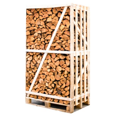 Halbe palette kammergetrocknetes gespalten Erle Brennholz 25cm